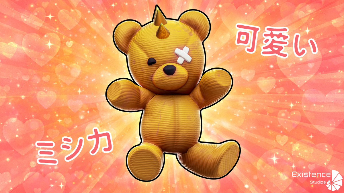 Blue Vortex – Stylized Sci-Fi Shooter Girl