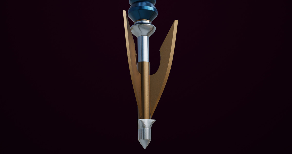 Fantasy Trident 07 URP HDRP Textures