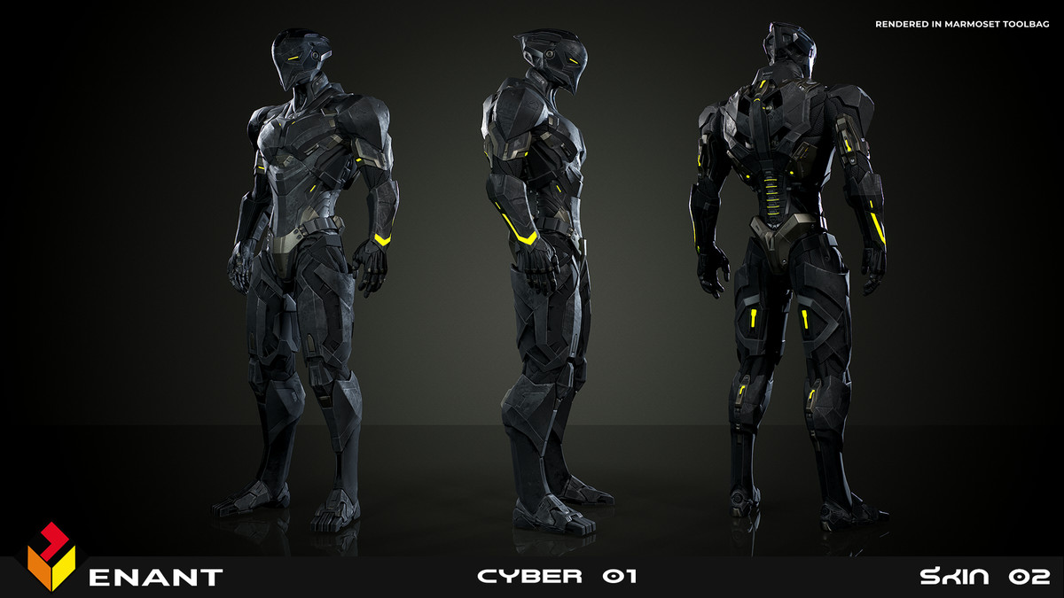 Sci-FI Cyber Robot 01