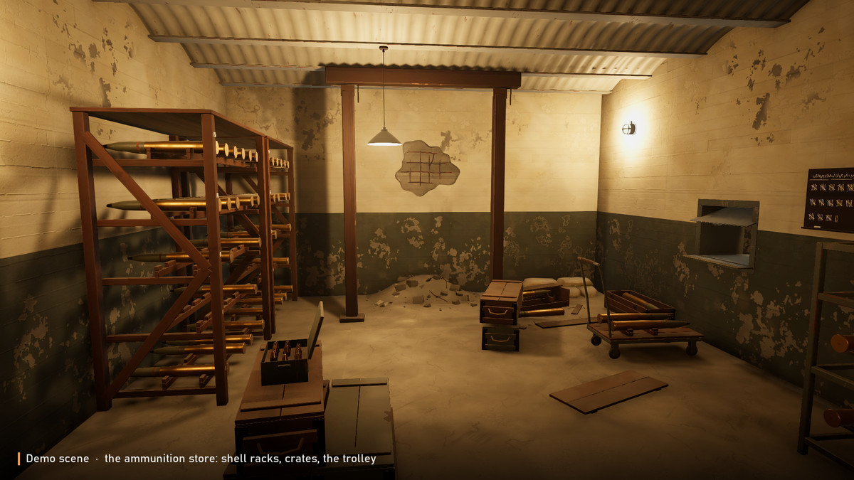 Stylized WW2 Bunker: Atlantic Wall Casemate | Modular Military Environment Kit