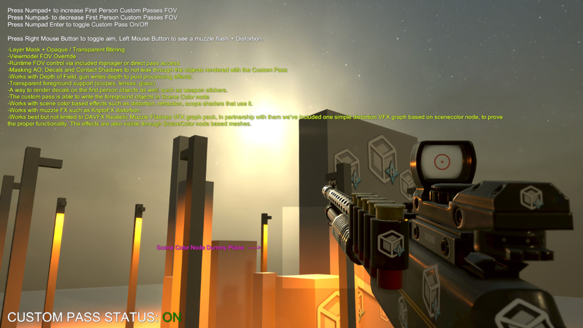 H_RenderObjects Custom Pass for HDRP