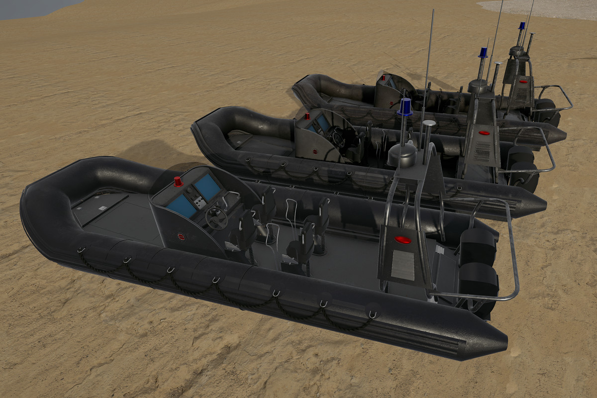 Zodiac Police Boat