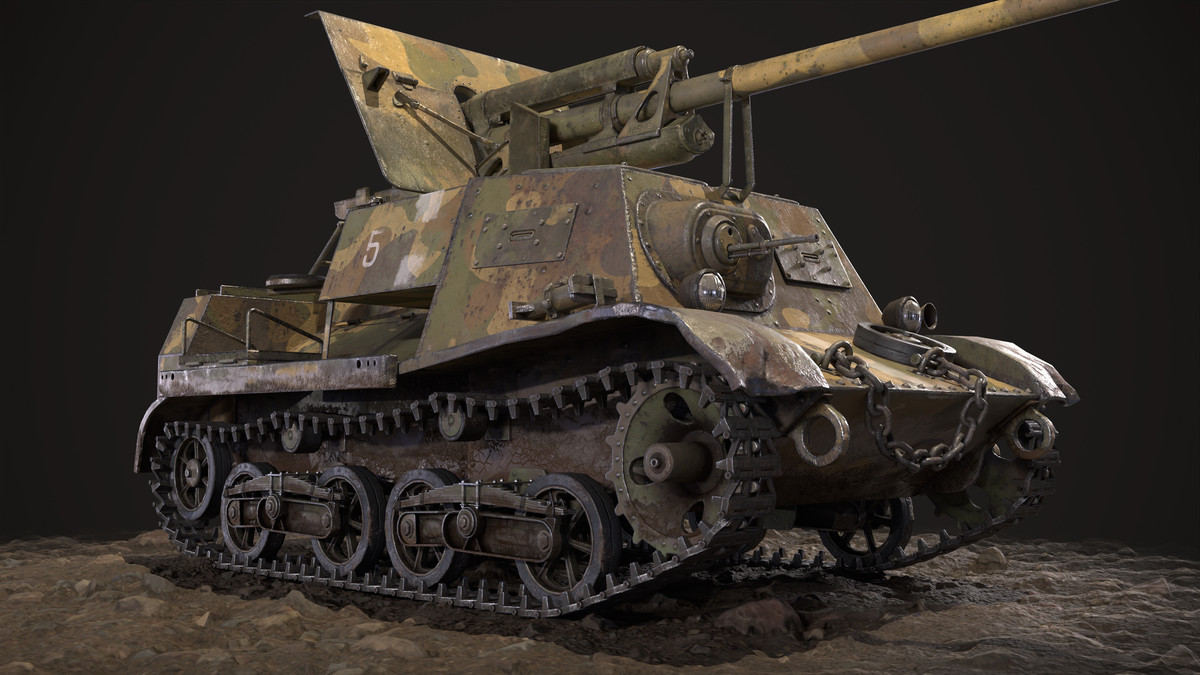 ZIS 30 Military Self Propelled Artillery Unit