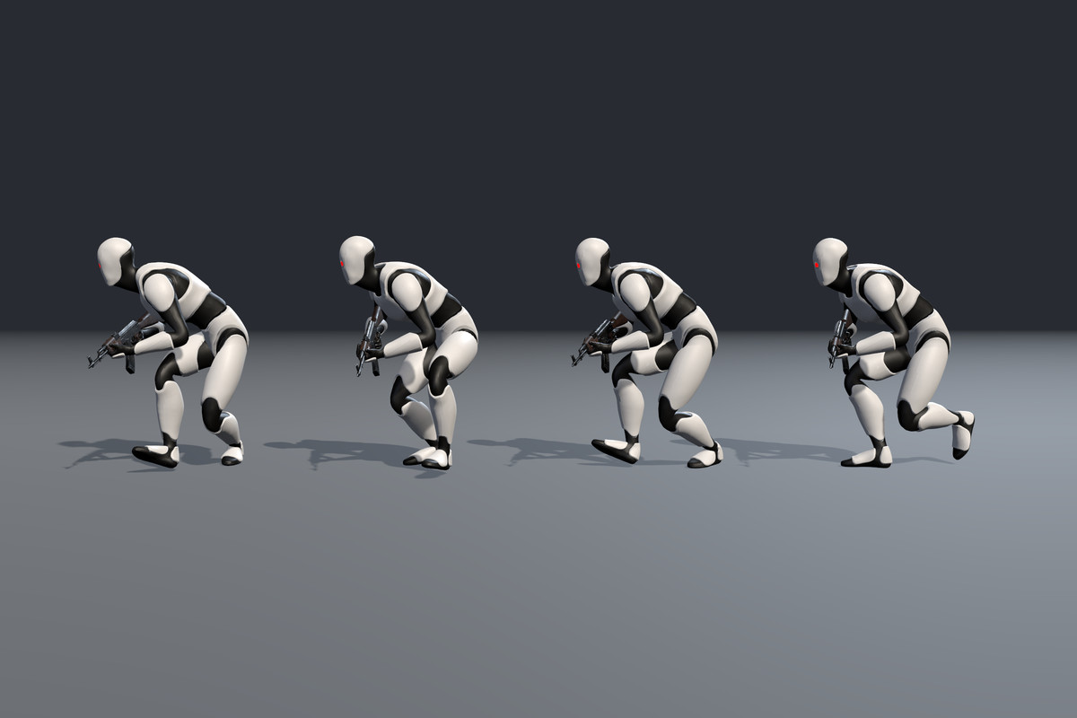 Crouch Rifle Animation