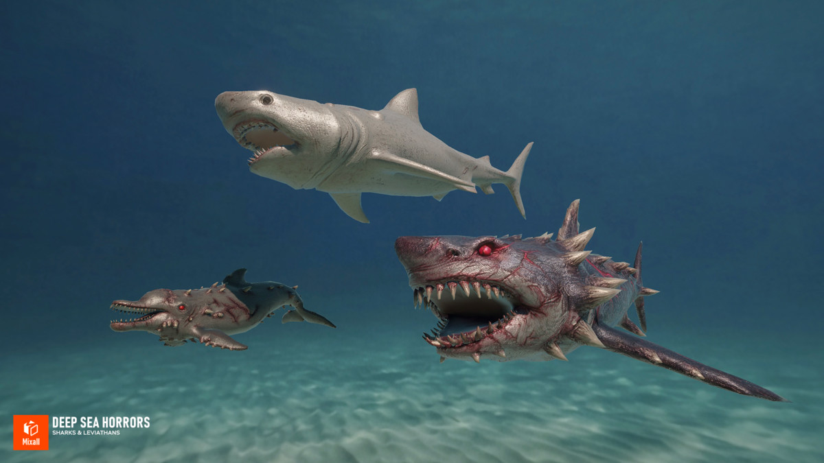 Deep Sea Horrors — Sharks & Leviathans