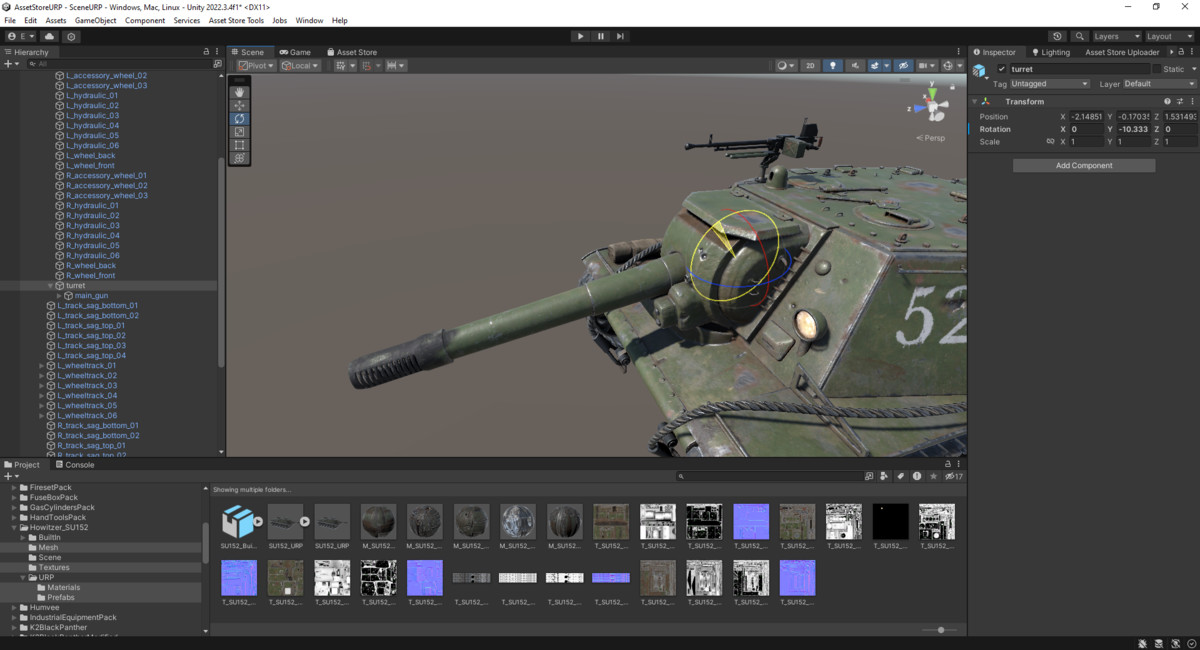 Howitzer Rigged SU-152