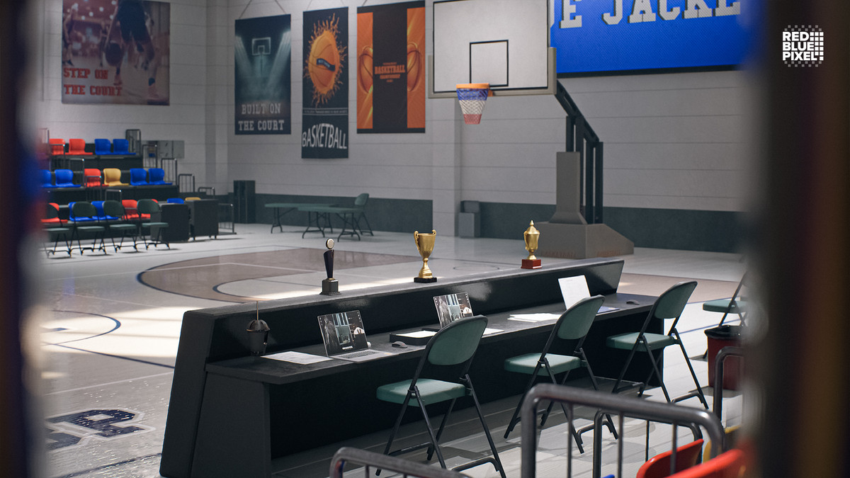 Indoor Basketball Arena