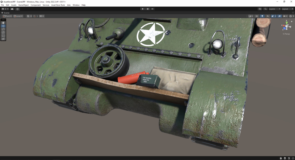 Tank Rigged Sherman M4A2