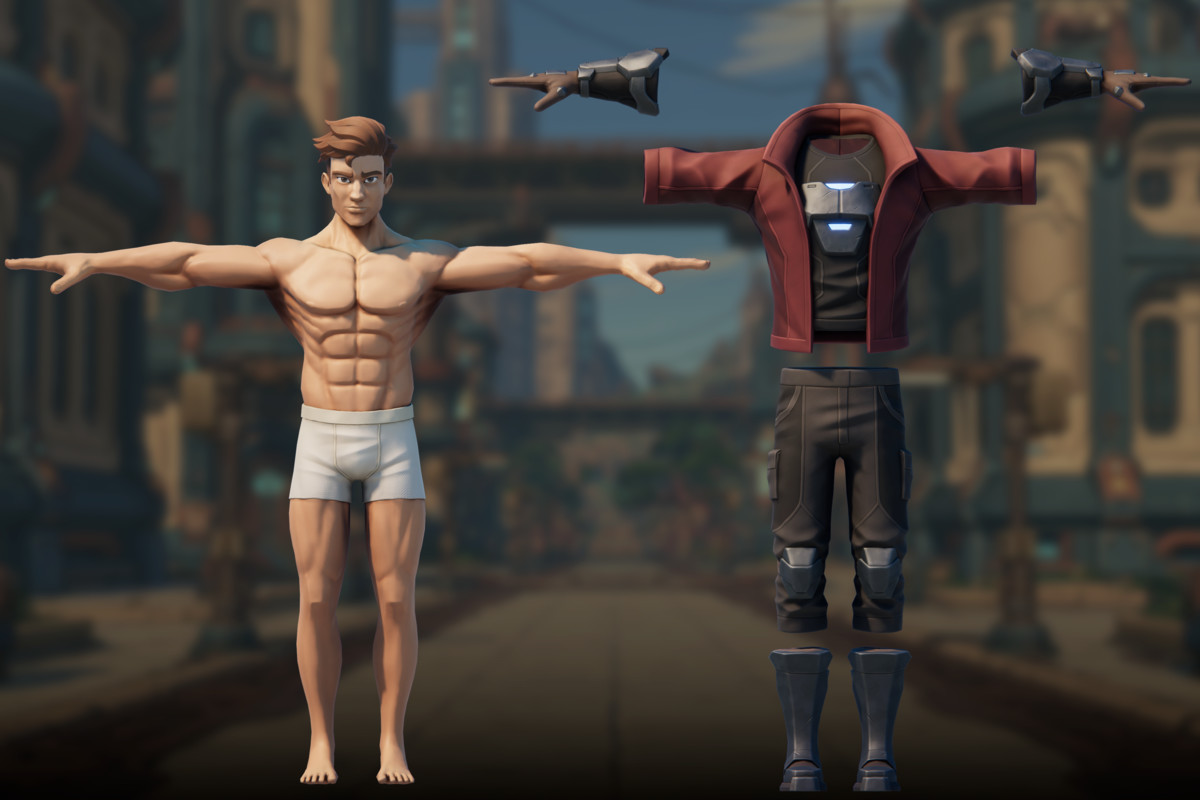 Stylized Modular Sci-Fi Characters