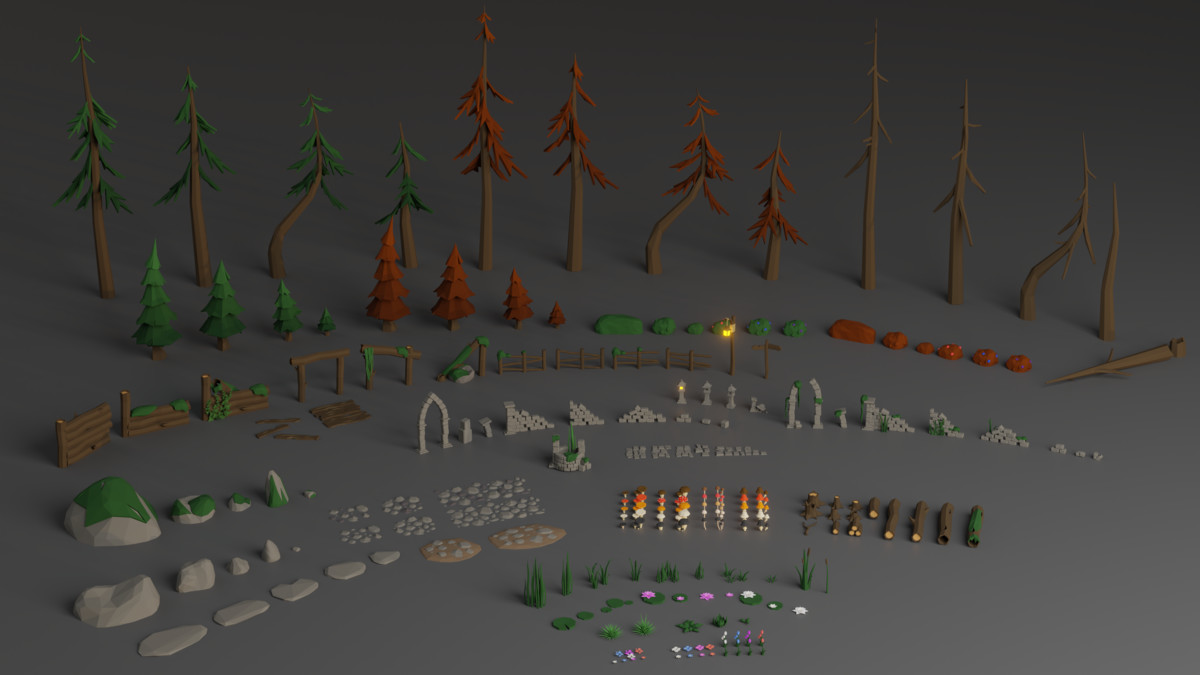 Evergreen Forest - Environment Pack by Soldium