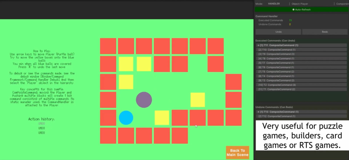 Deterministic Command Engine – Undo, Redo & Replayable Gameplay