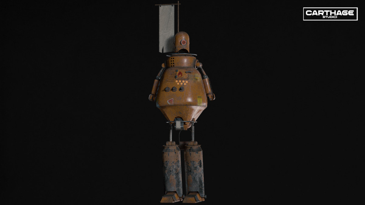 Flag Vendor Robot NPC