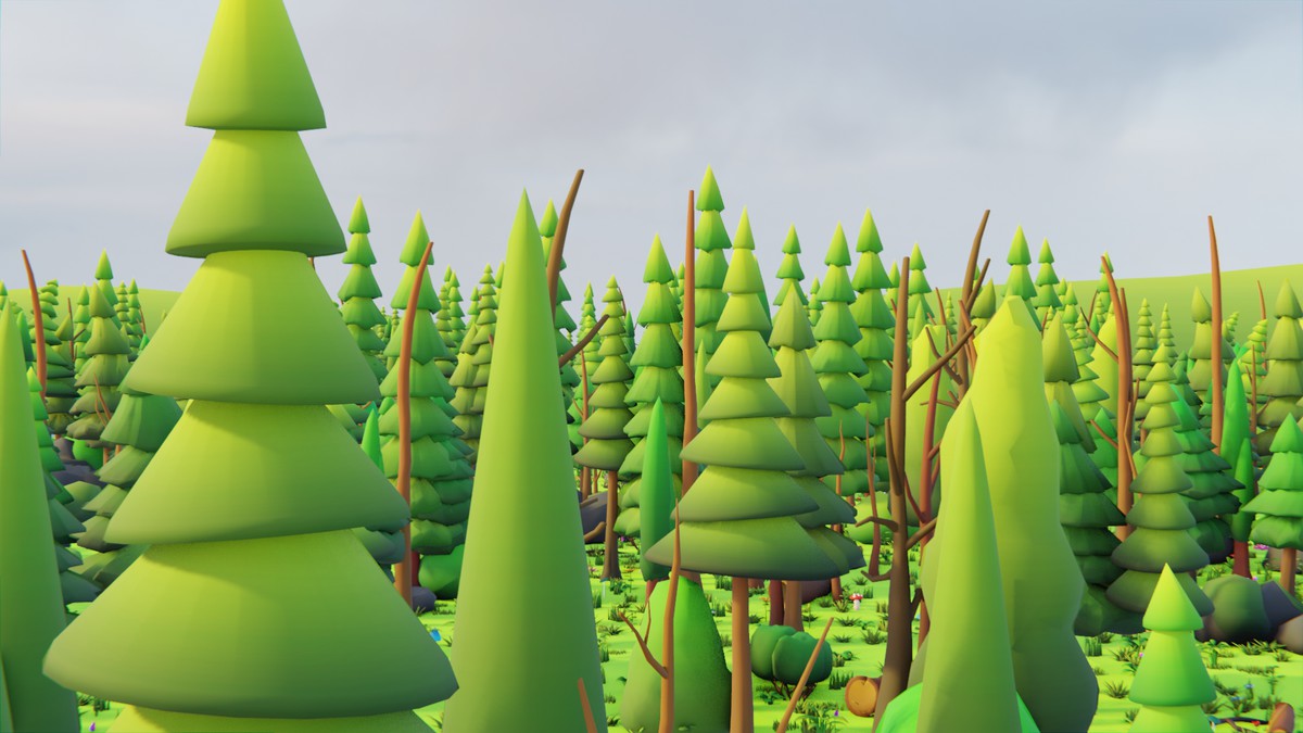Low Poly Seasonal Forest Biome 2 by IGS