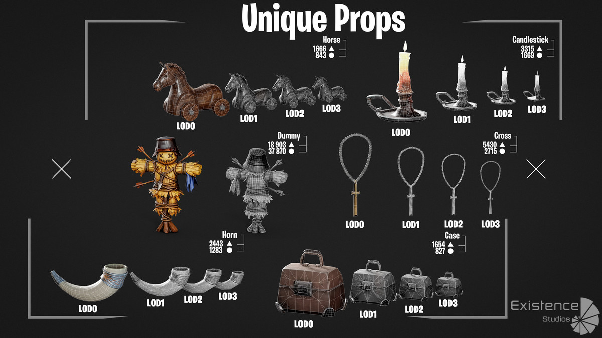 30 in 1 - Weapon Props Bundle - Stylized Fantasy Pack