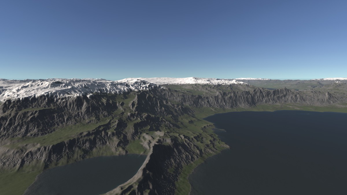 Procedural Ridged Mountains 8K & 4K - 54 Terrains