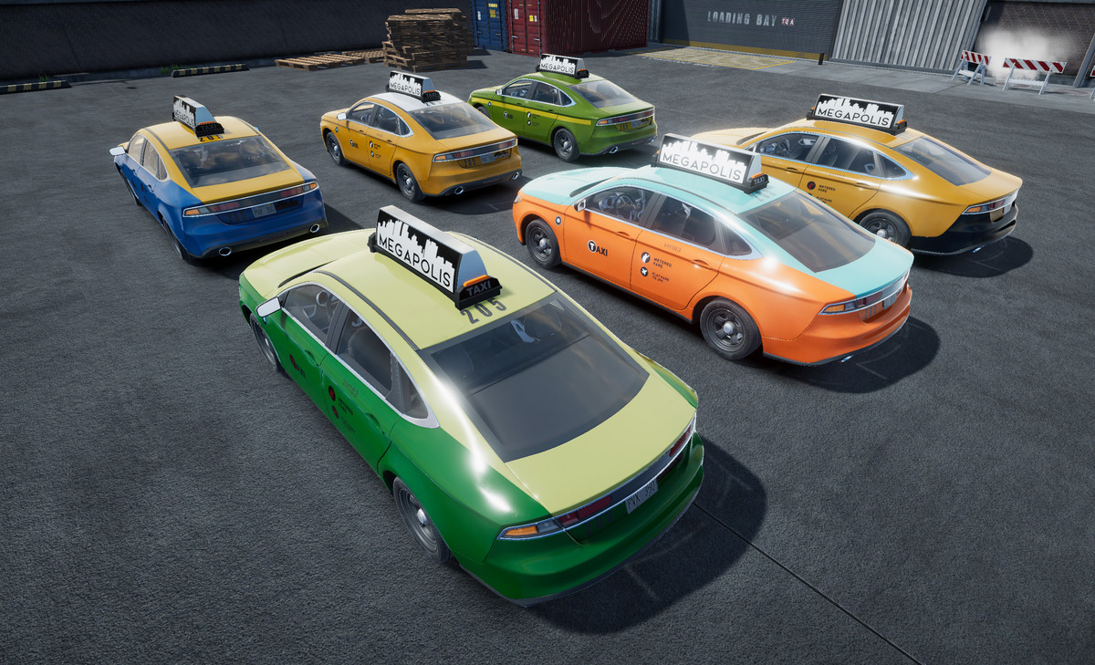 Generic taxi sedan