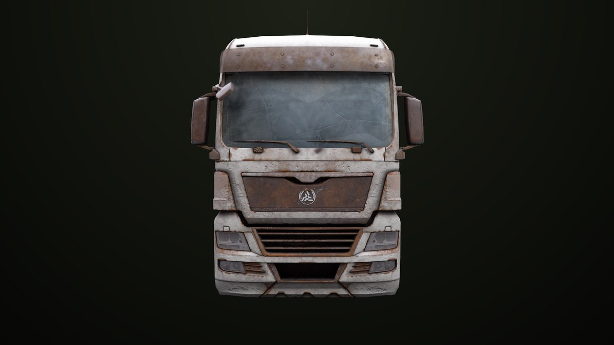Heavy Truck Chassis 04 Dirty 4 URP HDRP Textures