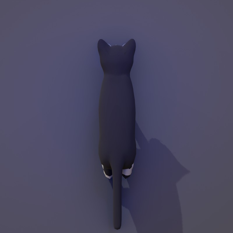 Low Poly Stylized Kittens