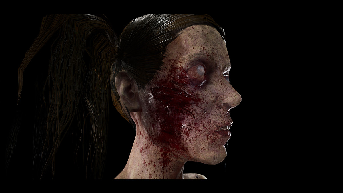 Zombie - Starved Female|URP-HDRP|