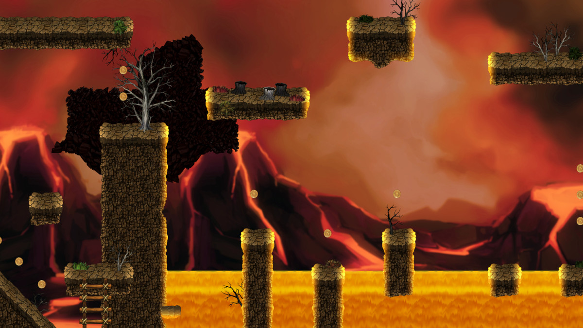 Volcano - Platformer Tileset