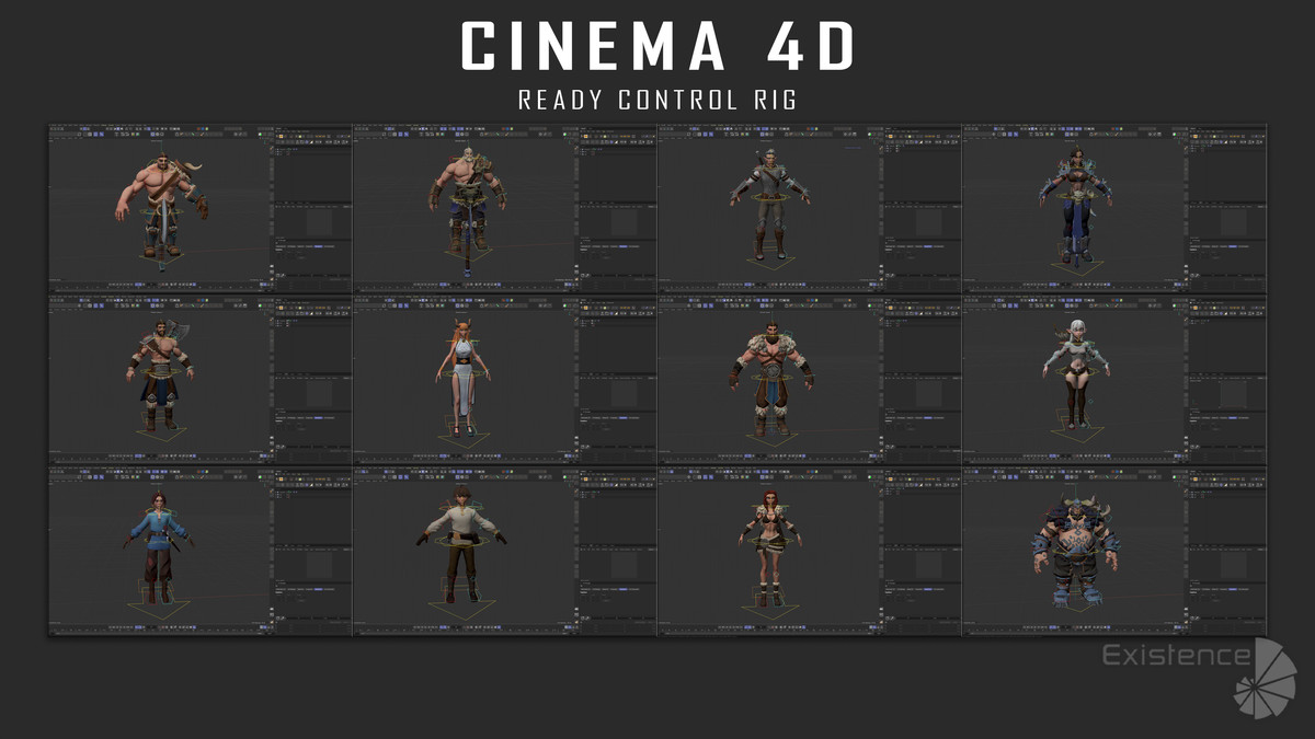 Creatures and Characters - 24x - Stylized Fantasy Massive Bundle Collection