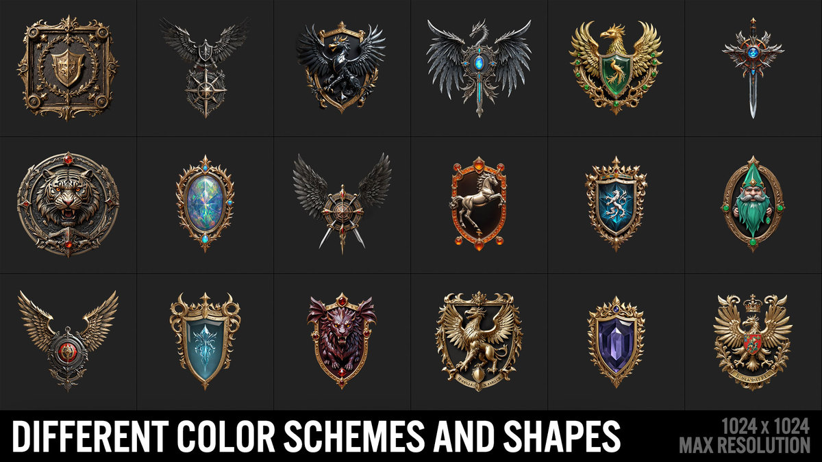 600 Achievements, Trophies, Rewards, Emblems, Badges, Awards, Artifacts Vol2