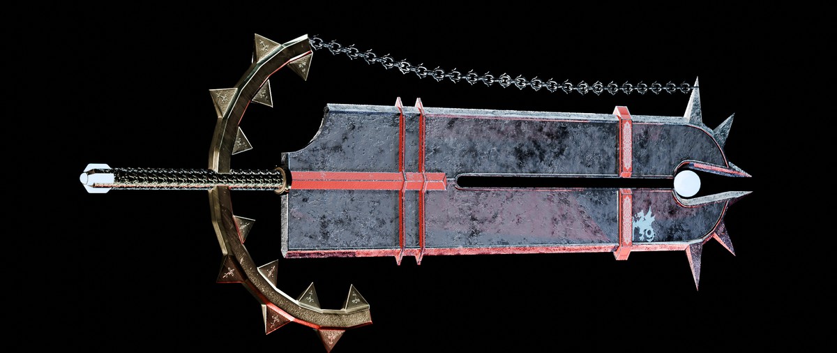 Dark Fantasy Giant Sword - 2 Texture Variants Pack