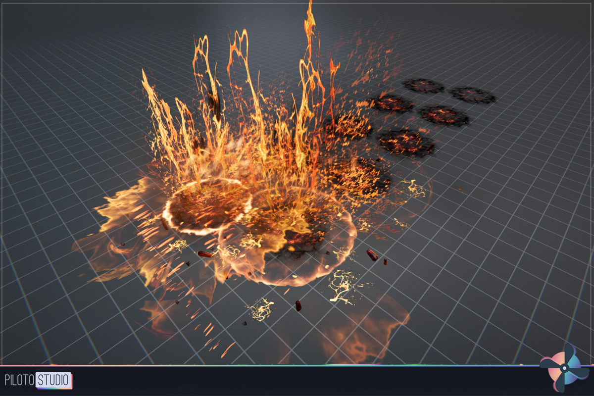 Realistic Lava & Volcano VFX