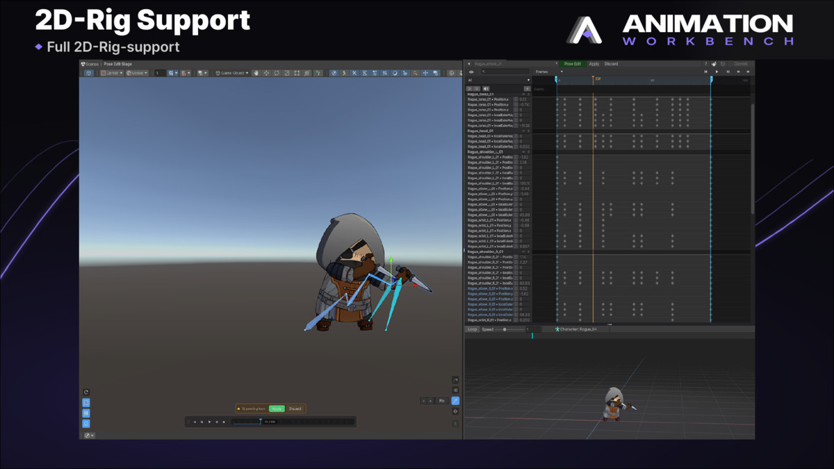 Animation Workbench Pro - Edit, Pose & Preview Animations