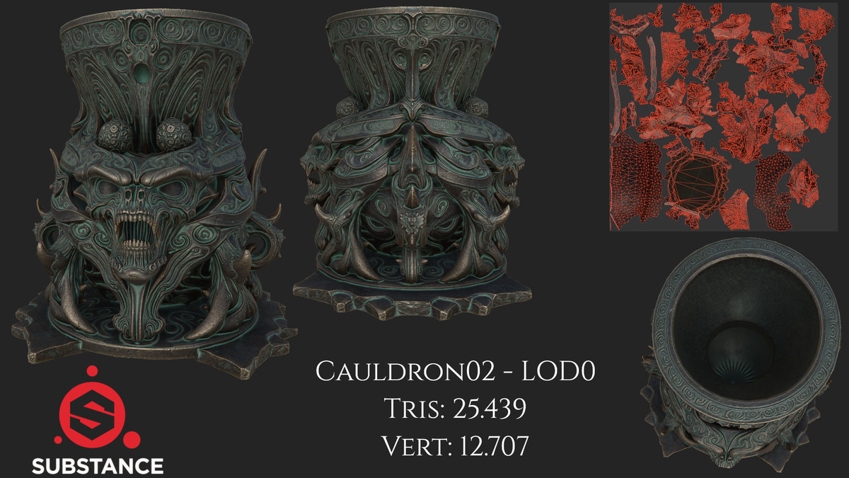 6 Dark Fantasy Cauldrons