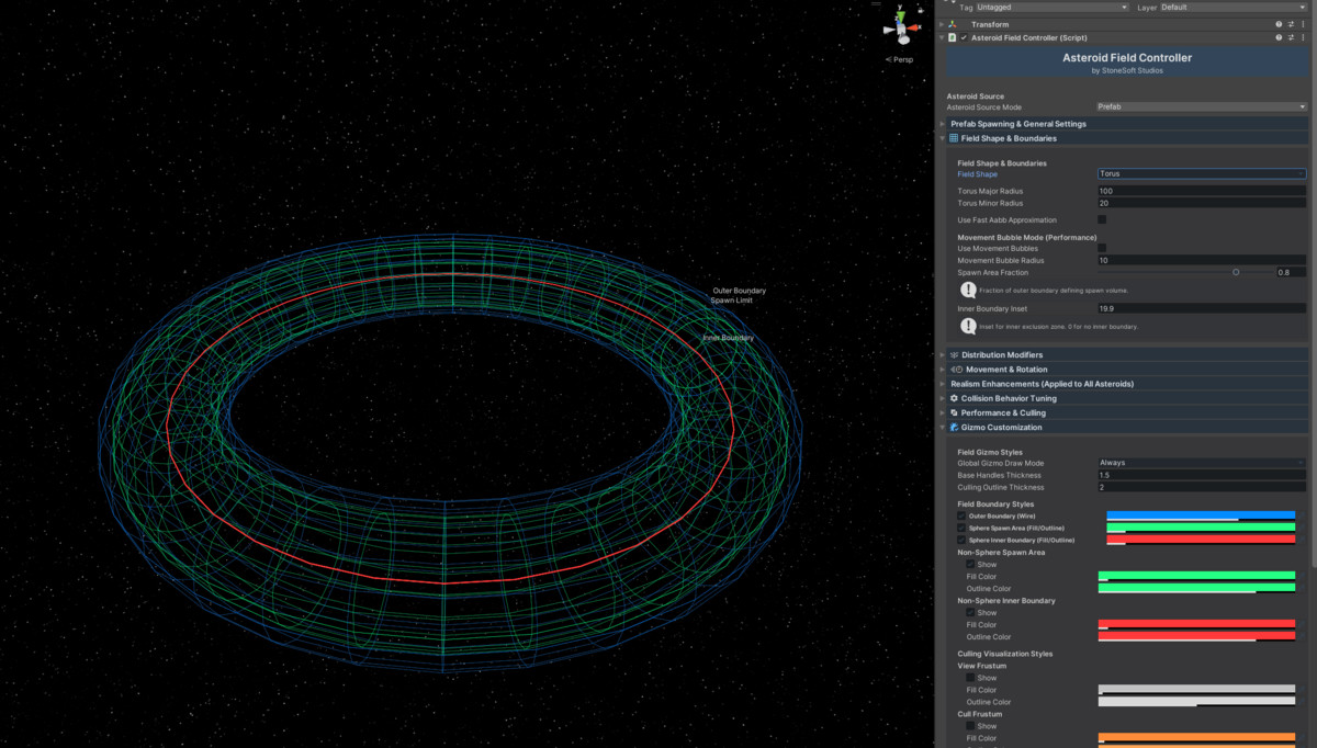 Superior Asteroid Field Generator