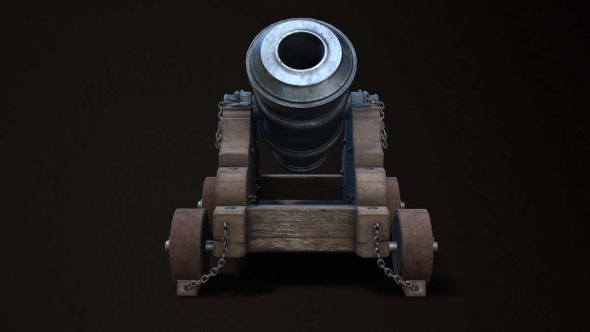 Mortar Medieval Cannon