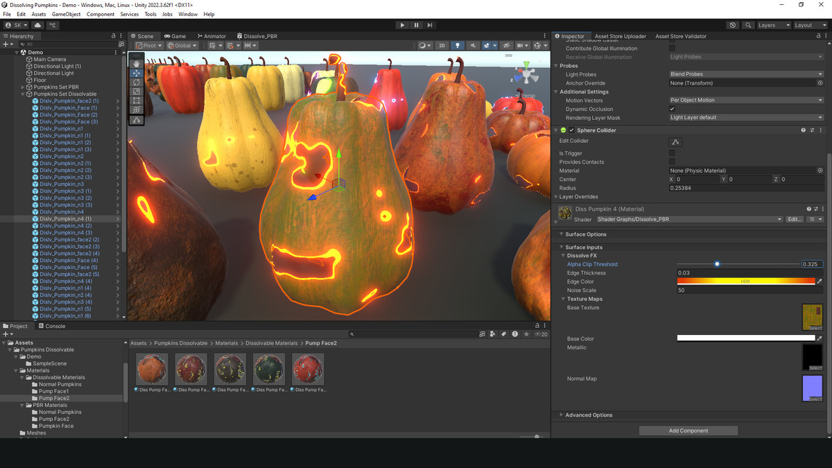 Dissolvable Pumpkins (Halloween Pack)
