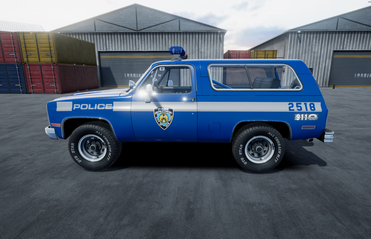 80s Offroad police car