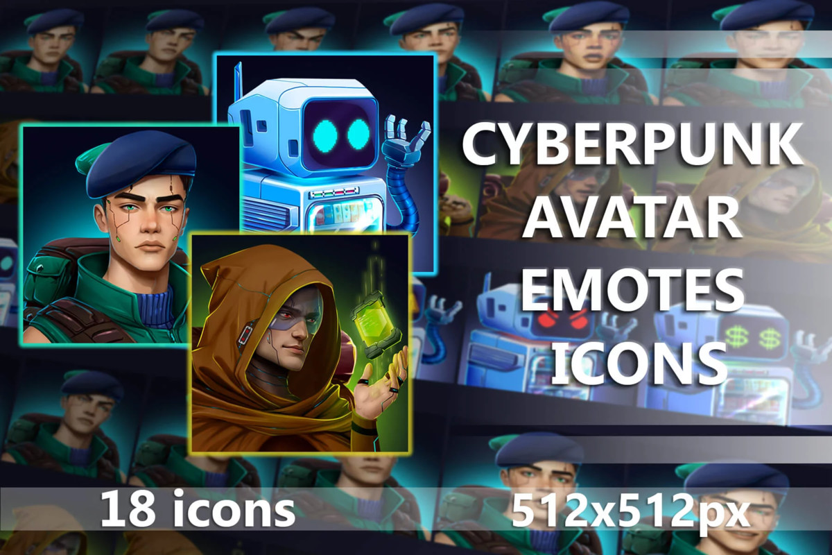 2700 Cyberpunk RPG Icons Pack