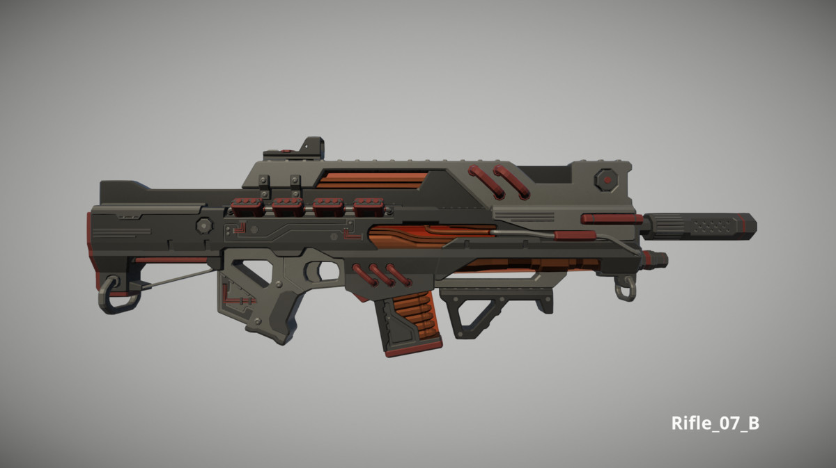 Cyberpunk Armory - Low Poly