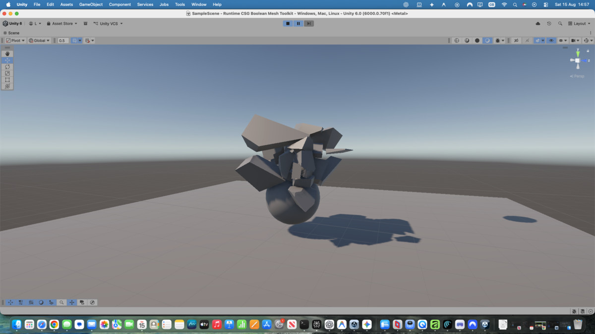 Runtime CSG: Booleans, Shatter & Denting