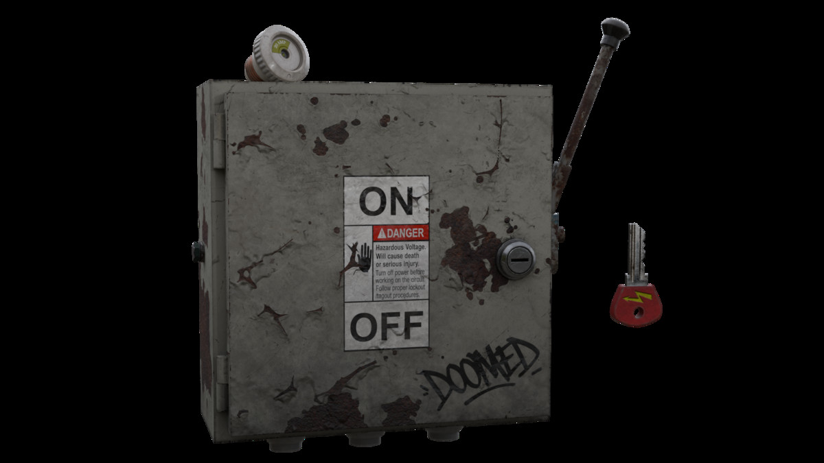 Fuse Box Prop – Game Ready