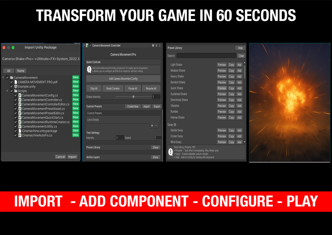 Camera Motion FX – Dynamic Camera System
