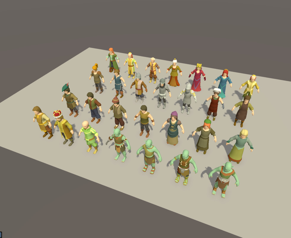 Modular Characters - Medieval