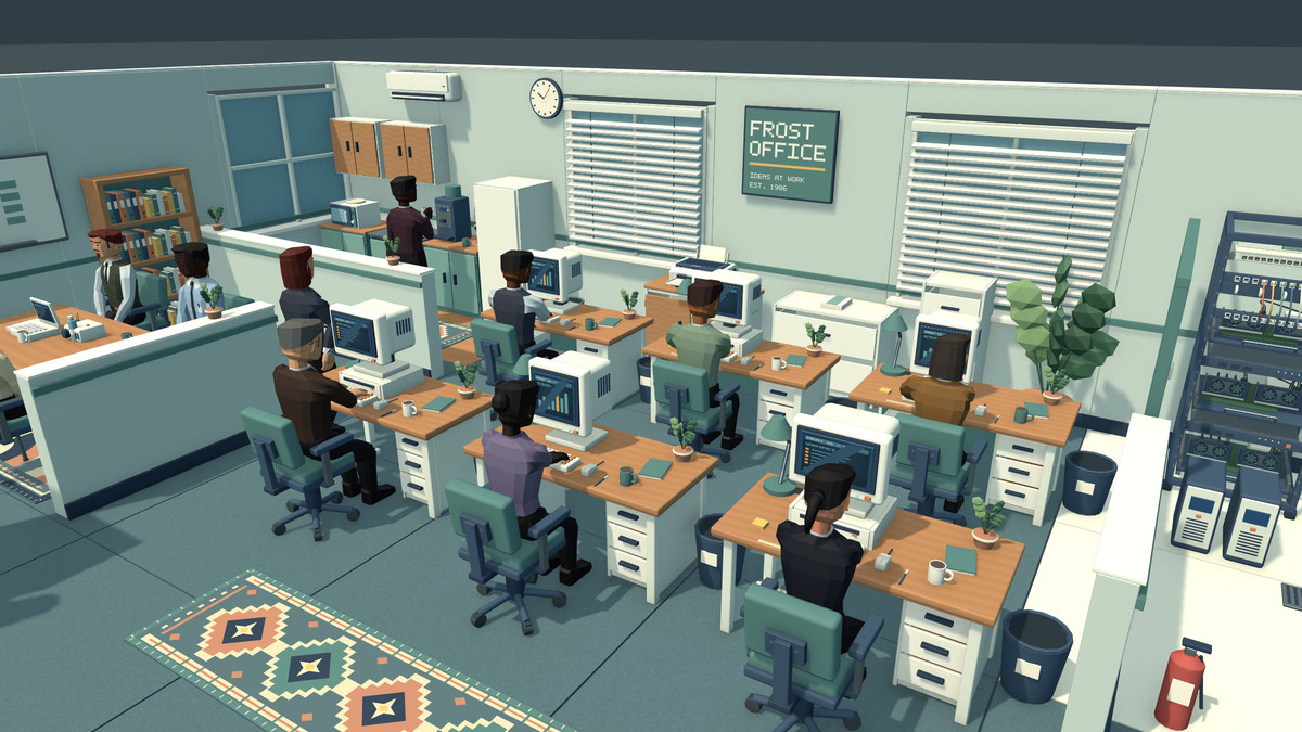FrostOffice - Low Poly Office & Characters