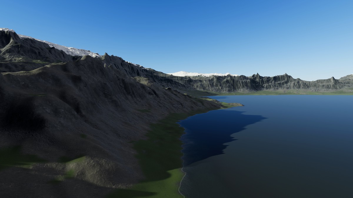 Procedural Ridged Mountains 8K & 4K - 54 Terrains
