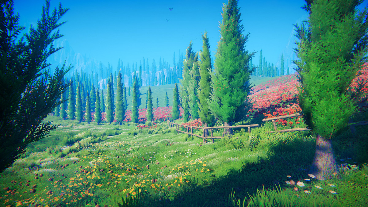 Stylized Cypress Valley