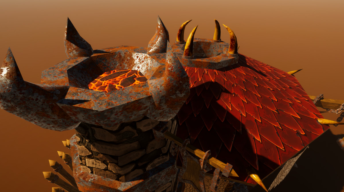 Stylized Orc Blacksmith Forge