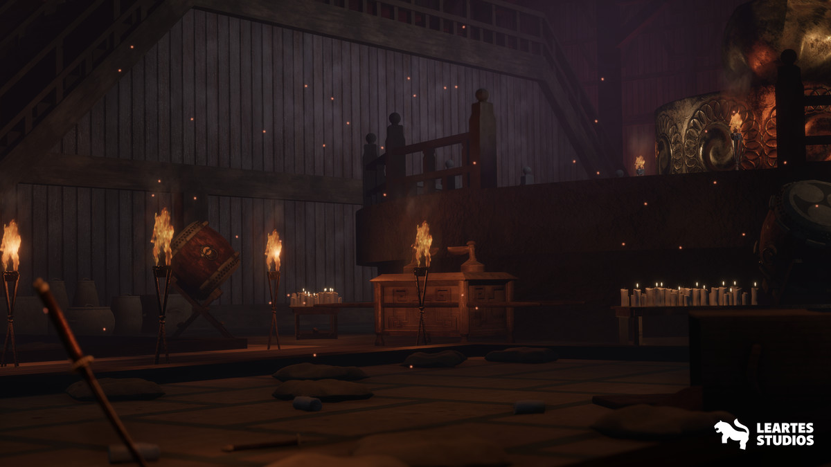 Japanese Temple Environment