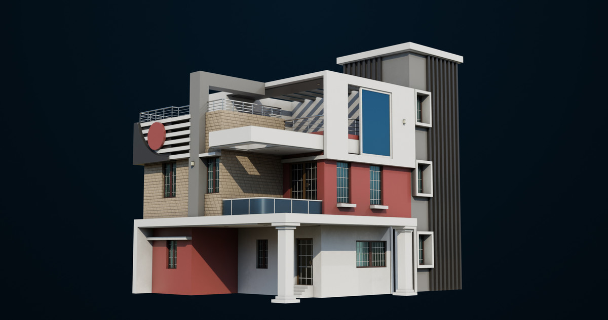 Modern House 01 URP HDRP Textures