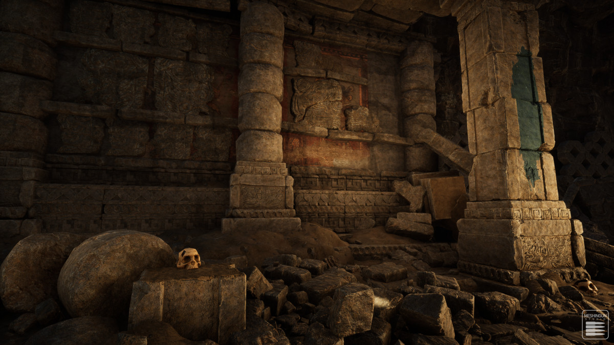 Ancient Mayan Temple