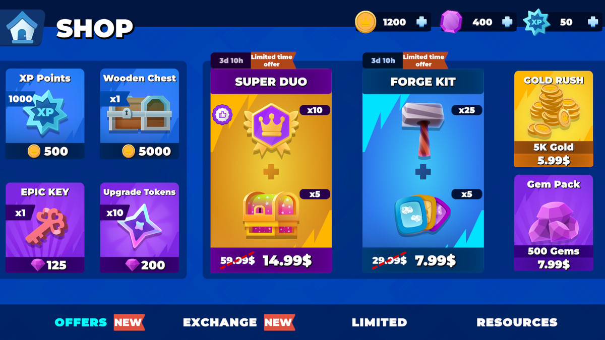 Premium Casual GUI