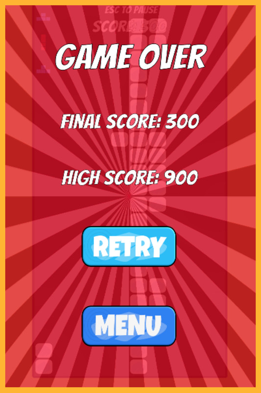 Solo Falling Blocks Game Template