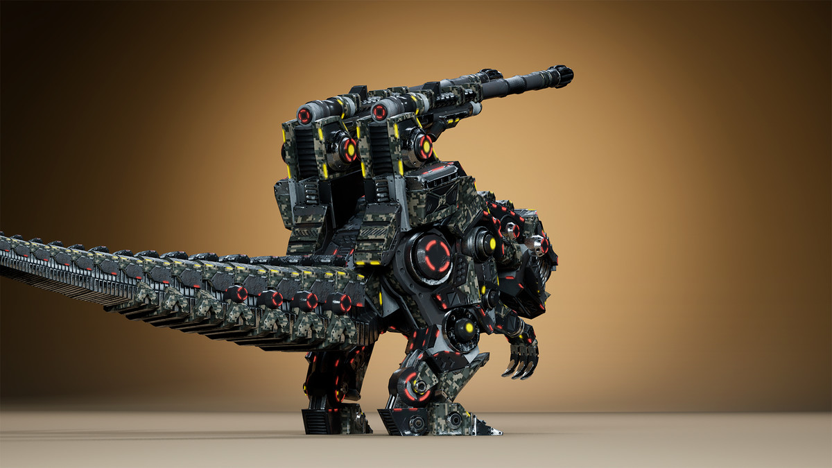 Sci-Fi Dino Gunner